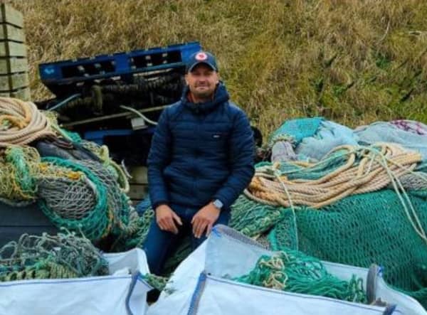 Diver Ally Mitchell is crowdfunding to expand a business which turns discarded beach waste into plant pots.
