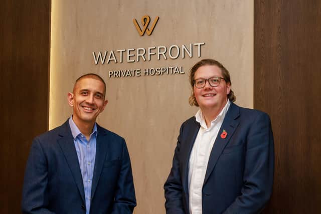L-R Kazem Nassar and Ben Aldridge are urging Scots to check for signs of skin cancer