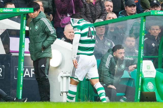 Reo Hatate picked up an injury for Celtic when they last played against Hibs.