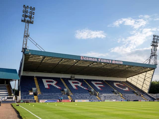 Stark's Park, home of Raith Rovers, who have had a Covid-19 outbreak among players and staff