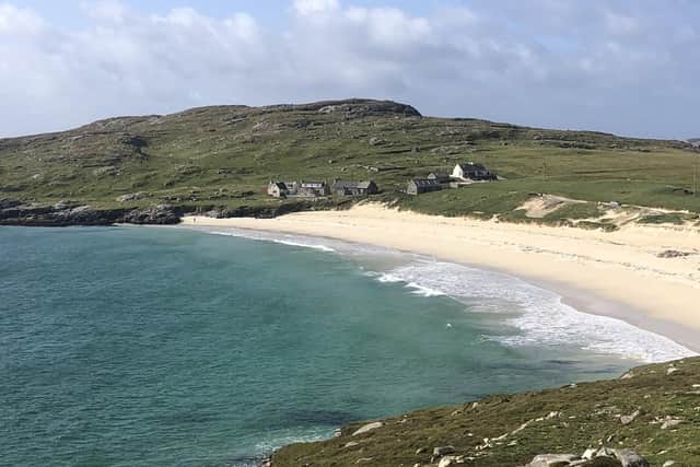 Luskentyre Beach, Harris, was a place that North returned to in her mind while writing her 15th novel, Little Wing, in lockdown.
