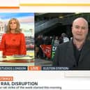Mick Lynch appeared on GMB this morning and was quizzed by Ben Sheppard and Kate Garraway.
