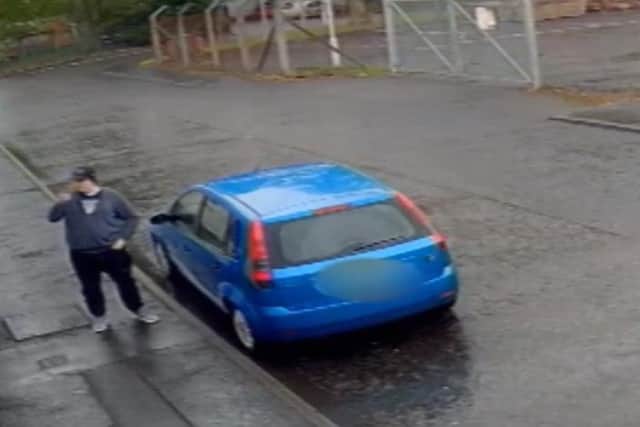 Imrie was caught on CCTV