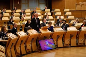 Acting Finance Secretary John Swinney delivered the Scottish Budget for 2023-24 last month (Picture: Andrew Cowan/pool/Getty Images)