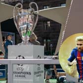 Who will lift this season's Champions League? Photo credit: Getty Images/Canva Pro
