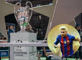 Who will lift this season's Champions League? Photo credit: Getty Images/Canva Pro