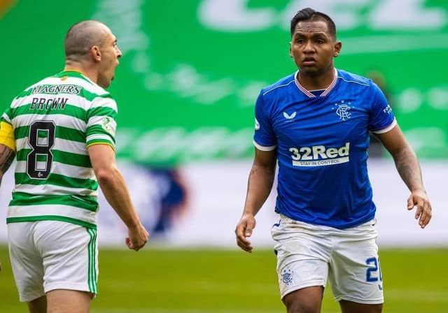 Brown was a central figure in many Old Firm encounters. (Photo by Craig Williamson / SNS Group)