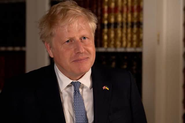 Prime Minister Boris Johnson, speaks after surviving an attempt by Tory MPs to oust him