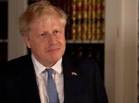 Prime Minister Boris Johnson, speaks after surviving an attempt by Tory MPs to oust him