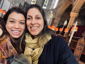 Labour MP Tulip Siddiq at her first meeting with Nazanin Zaghari-Ratcliffe (right) who she campaigned for six years for her release from detention in Iran. Picture: Tulip Siddiq/PA Wire