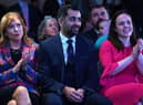 Ash Regan (left) and Kate Forbes (right) applaud after Humza Yousaf was named as the party's new leader. Picture: AFP via Getty Images