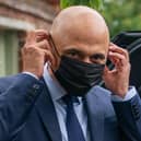 Former Chancellor Sajid Javid, outside his home in south west London, after he was appointed as the new UK health secretary. Picture: Aaron Chown/PA Wire