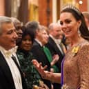 The Princess of Wales meets with guests during a reception for members of the Diplomatic Corps at Buckingham Palace, in London, on December 5. Photo: JONATHAN BRADY/POOL/AFP via Getty Images