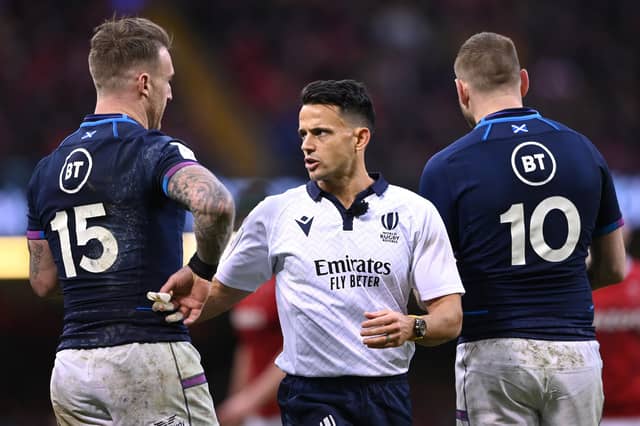 Australian referee Nic Berry will take charge of Scotland's final Pool B match against Ireland at the Rugby World Cup. (Photo by Stu Forster/Getty Images)