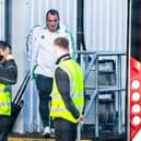 Celtic manager Brendan Rodgers is pictured as Celtic depart for Italy from Glasgow Airport, on October 22, 2024, in Glasgow, Scotland. (Photo by Craig Foy / SNS Group)