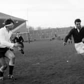 Ron Glasgow in action. He won ten caps for Scotland – but it should have been more