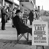 The 1979 devolution referendum split the Scottish electorate in half.