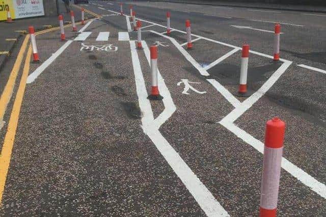 Layouts like this one on Queensferry Road have sparked criticism
