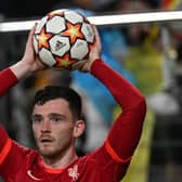 Robertson helped Liverpool past Villarreal in the semi-final to set-up their shot at glory in Paris. (Photo by PAUL ELLIS/AFP via Getty Images)