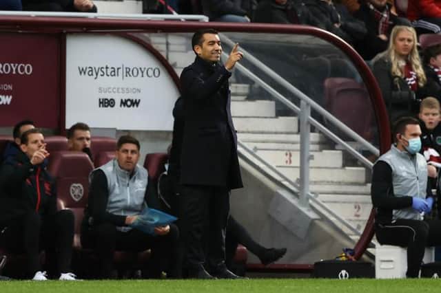 Rangers manager Giovanni van Bronckhorst had plenty to smile about during his team's 2-0 win over Hearts at Tynecastle. (Photo by Craig Williamson / SNS Group)