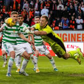 Celtic take on Dundee United at Tannadice on Sunday.