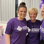 ​Susan Allan and her daughters Sarah Porter and Vicki Allan are raising funds for Alzheimer Scotland.