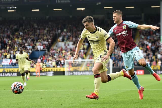 Kieran Tierney has a bruised ankle.
