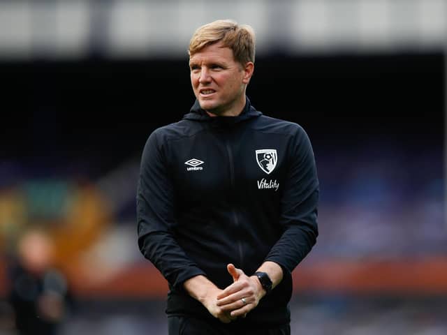 Former Bournemouth manager Eddie Howe is the odds-on favourite to be next Celtic manager. (Photo by CLIVE BRUNSKILL/POOL/AFP via Getty Images)