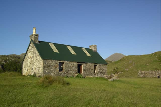The bothy was for 50 years maintained by the Mountan Bothy Association but it has recently been taken back into the care of the estate. PIC: Colin Kinnear.