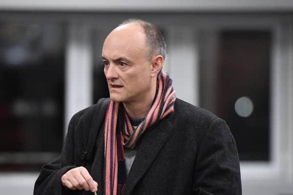 Political adviser Dominic Cummings is in self-isolation.