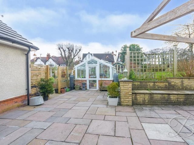 There is so much space to utilise within the bungalow's exterior. The summer months here must be bliss.
