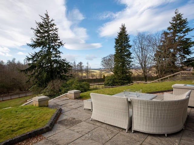 Garden and view.