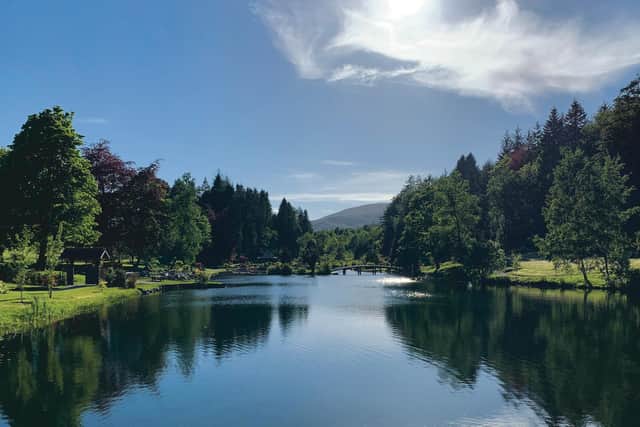 The Lake, The Japanese Garden, Cowden, Clackmannanshire. Pic: Fiona Laing