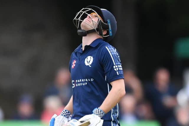 Scotland's cricketers have missed out on qualification for the World Cup. (Photo by Ross MacDonald / SNS Group)