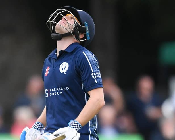 Scotland's cricketers have missed out on qualification for the World Cup. (Photo by Ross MacDonald / SNS Group)