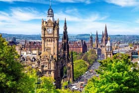 Edinburgh, above, has moved up nine places since 2021, while Glasgow has gained 12 places in the Savills Resilient Cities Index.