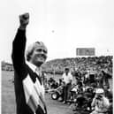 Jack Nicklaus celebrates winning the 1978 Open at St Andrews.