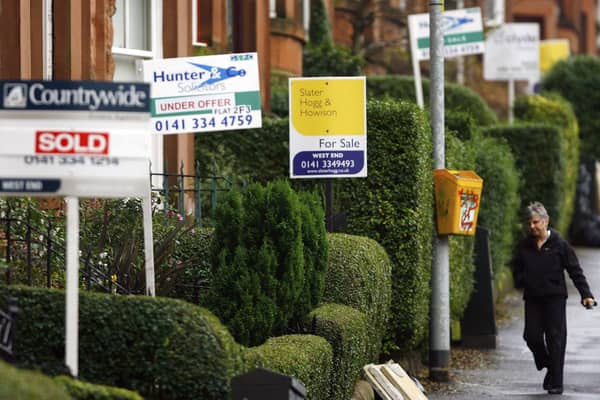 There are fears that rising interest rates and falling house prices could force many homeowners to sell up. Picture: Jeff J Mitchell/Getty