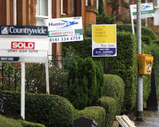 There are fears that rising interest rates and falling house prices could force many homeowners to sell up. Picture: Jeff J Mitchell/Getty