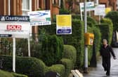 There are fears that rising interest rates and falling house prices could force many homeowners to sell up. Picture: Jeff J Mitchell/Getty