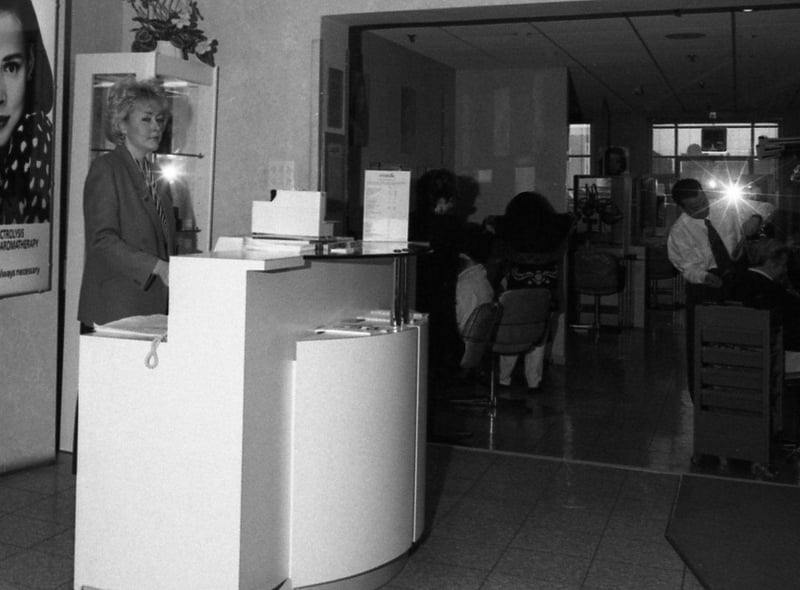 The Binns Hair and Beauty salon in 1990. Photo: Bill Hawkins.