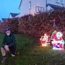 Mr Wright said he has put the lights up earlier than usual this year.