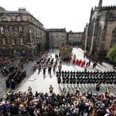 An Accession Proclamation Ceremony at  Mercat Cross, Edinburgh, publicly proclaiming King Charles III as the new monarch (Photo: Jane Barlow/PA Wire).