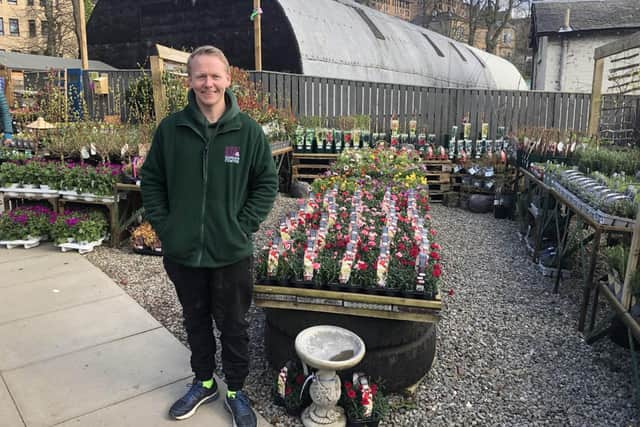 Martin McCarron,who owns the West End Garden Centre in Glasgow.