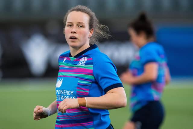 Coreen Grant during a Scotland training session at the Oriam. (Photo by Ross Parker / SNS Group)