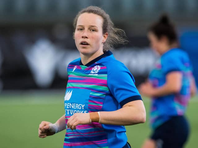 Coreen Grant during a Scotland training session at the Oriam.  (Photo by Ross Parker / SNS Group)