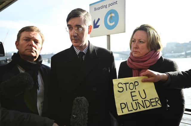 Jacob Rees-Mogg claimed fish were now happier because they were British