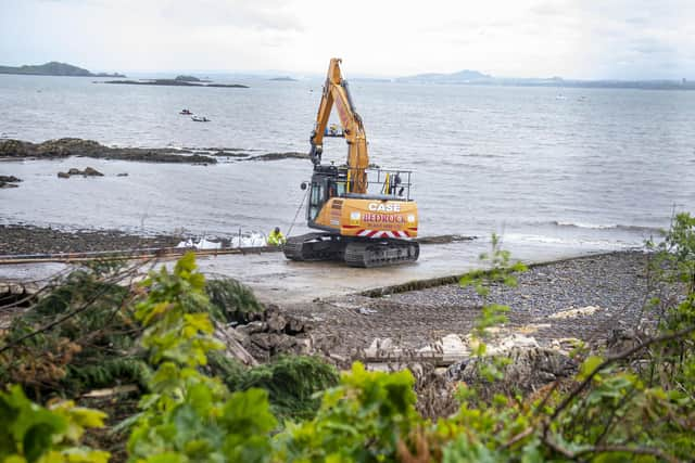 Dalgety Bay radiation clean-up (Pic: Lisa Ferguson)