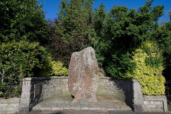 The Caiy Stane standing stone in Caiystane View is believed to be several thousand years old, and may be as old the Great Pyramid of Giza.