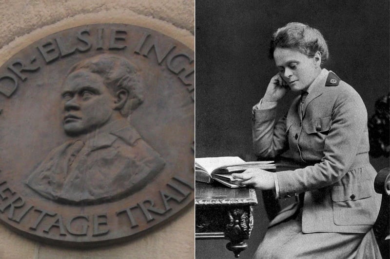 Elsie Inglis is revered for her work in medical care for women in Edinburgh, and overseas. Inglis founded a maternity hospital for poor women in 1899 which later became known as ‘the Hospice’. She became famous during the First World War after she found the inspiration for the Scottish Women’s Hospitals for Foreign Service which sent hospital units to France, Russia, Corsica, Greece and Serbia (where she became the first woman to receive the Order of the White Eagle, Serbia’s highest honour for heroism.) After her death, remaining funds from the service were used to build a hospital in her name; the Elsie Inglis Memorial Maternity Hospital.